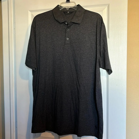 Hart Schaffner Marx men’s black short sleeve polo shirt size large - Picture 1 of 10